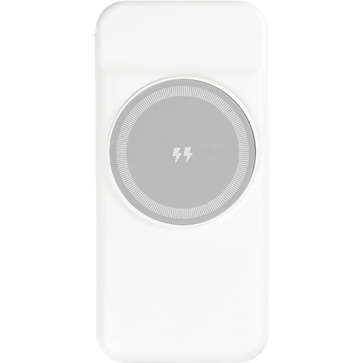 Beyaz MagSafe Uyumlu 10000 mAh LED Göstergeli Promosyon Powerbank